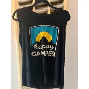 Zutter Happy Camper Graphic Muscle Tank - Size Small